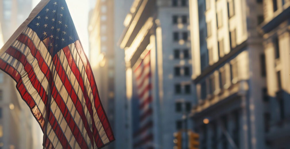 representacao-da-bandeira-americana-para-celebracao-dia-nacional-da-lealdade