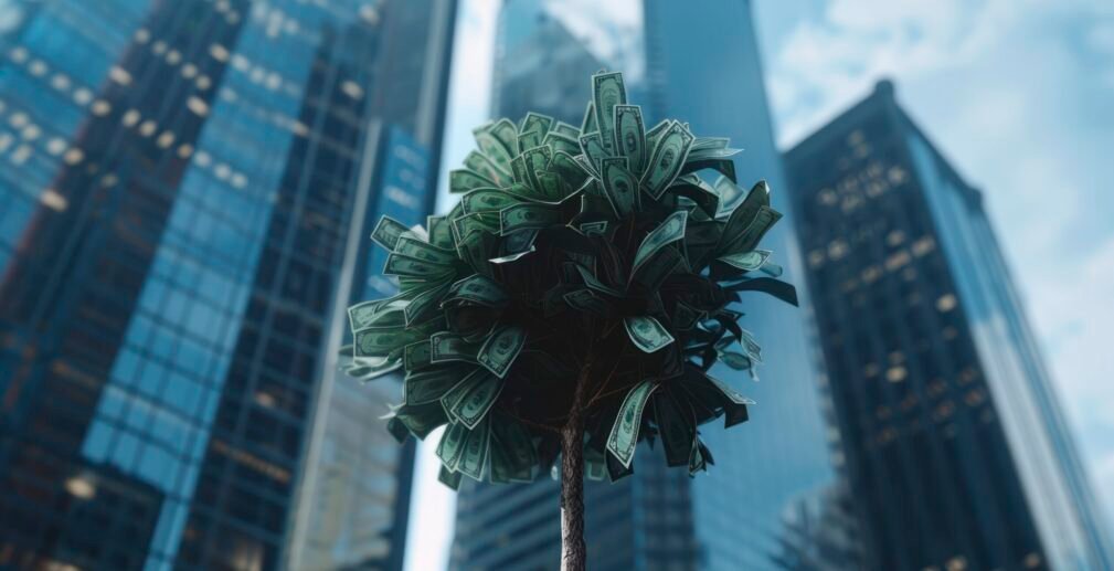 renderizacao-3d-da-arvore-dinheiro