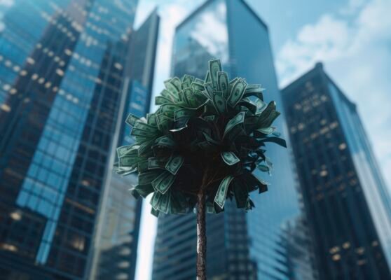 renderizacao-3d-da-arvore-dinheiro